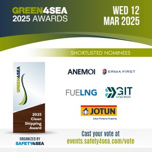 Shortlisted nominees announced for 2025 GREEN4SEA Awards
