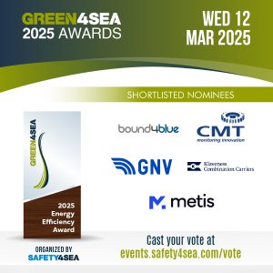 Shortlisted nominees announced for 2025 GREEN4SEA Awards