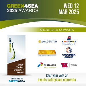 Shortlisted nominees announced for 2025 GREEN4SEA Awards