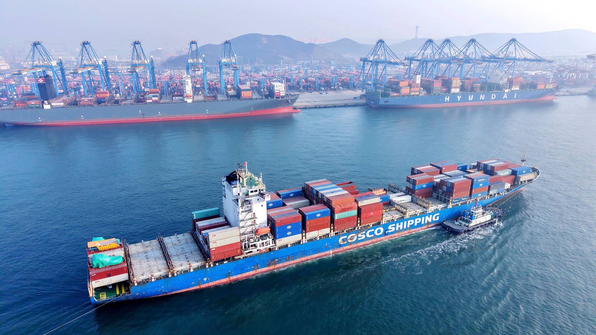 Investors in Cosco Shipping earned a total return of 15% in the first half of the year. | Photo: Yu fangping