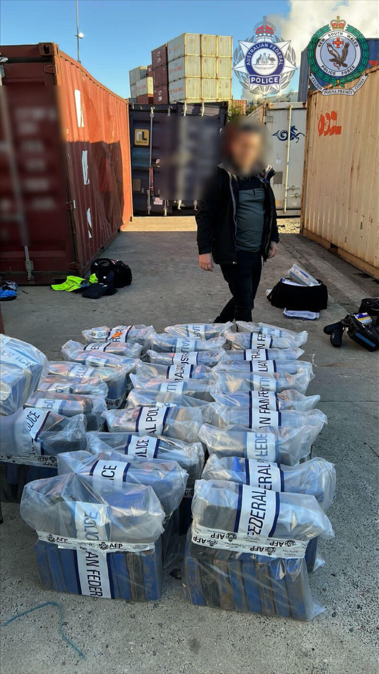 Australian Dockworkers Arrested as “Trusted Insiders” for Drug Smugglers