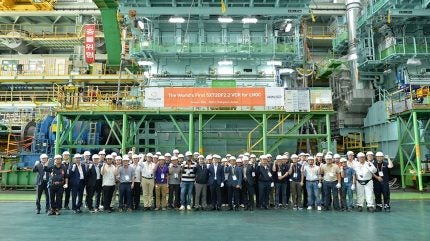 Hanwha Engine produces first VCR-equipped dual-fuel engine for LNG carriers