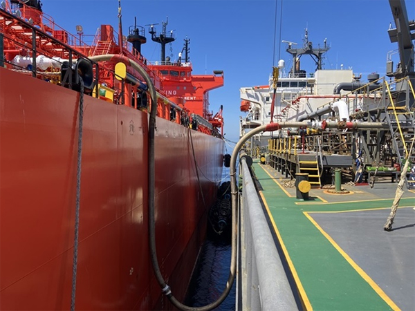 NYK Demonstrates First Liquefied Ammonia STS Contributing to Supply Chain