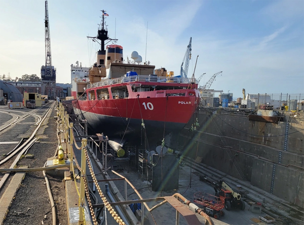 USCG Polar Star Finishes Maintenance and Returns to Seattle After