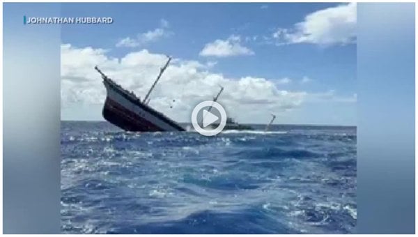 Hawaii Completes Disposal by Sinking Historic Sailing Ship Falls of
