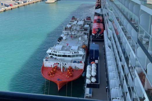 TUI Cruises Ship Takes on Bio-LNG for Second Time at