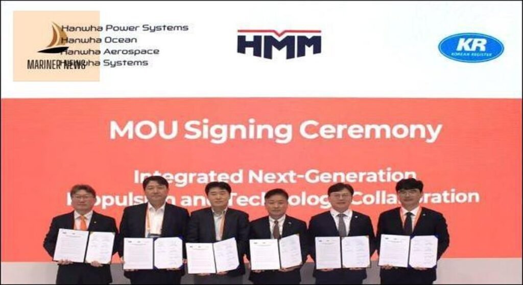 Hanwha, HMM & KR Boost Green Ship Propulsion Systems