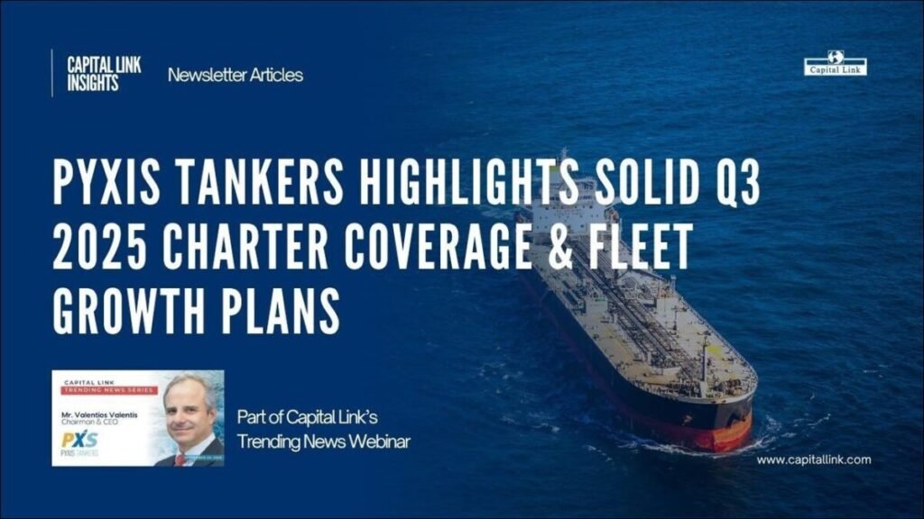Pyxis Tankers Q3 2025 Financial Results & Shipping Update