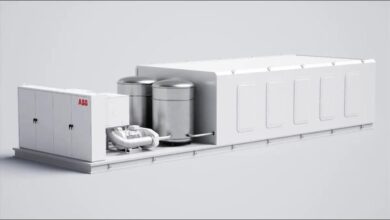 ABB and HDF Energy's high-power marine fuel cell system for large ships.