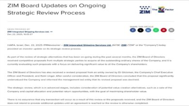 A large ZIM Integrated Shipping container vessel loaded with cargo on the open sea.