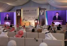 Container ships and cranes at a modern port, representing the Kuwait-China deal.