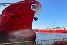 A Capital Gas LNG carrier, representative of the newly ordered vessels, at sea.