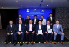 Conceptual illustration of VINSSEN's ammonia fuel cell system within a ship's interior.