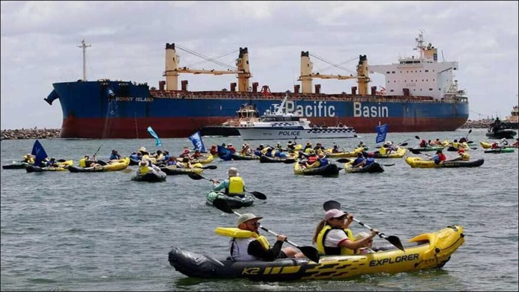 Port of Newcastle Reopens After Climate Protest Disrupts Shipping