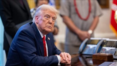 Former President Donald Trump, relevant to the article's discussion on tariffs.