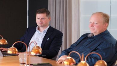 The DS Norden Nord Hakata Handysize tanker sails on the ocean.