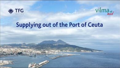 A view of the Port of Ceuta, a bunkering hub for TFG Marine and Vilma Oil.
