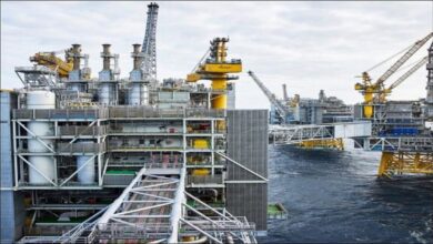 Johan Sverdrup offshore platform, illustrating Aker Solutions' maintenance services for Equinor.