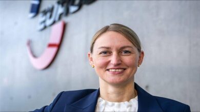 Hannah O'Horne, Eurogate's new CEO, in a professional portrait.