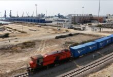 The first shipment of DRC copper and cobalt on the Lobito Atlantic Railway.