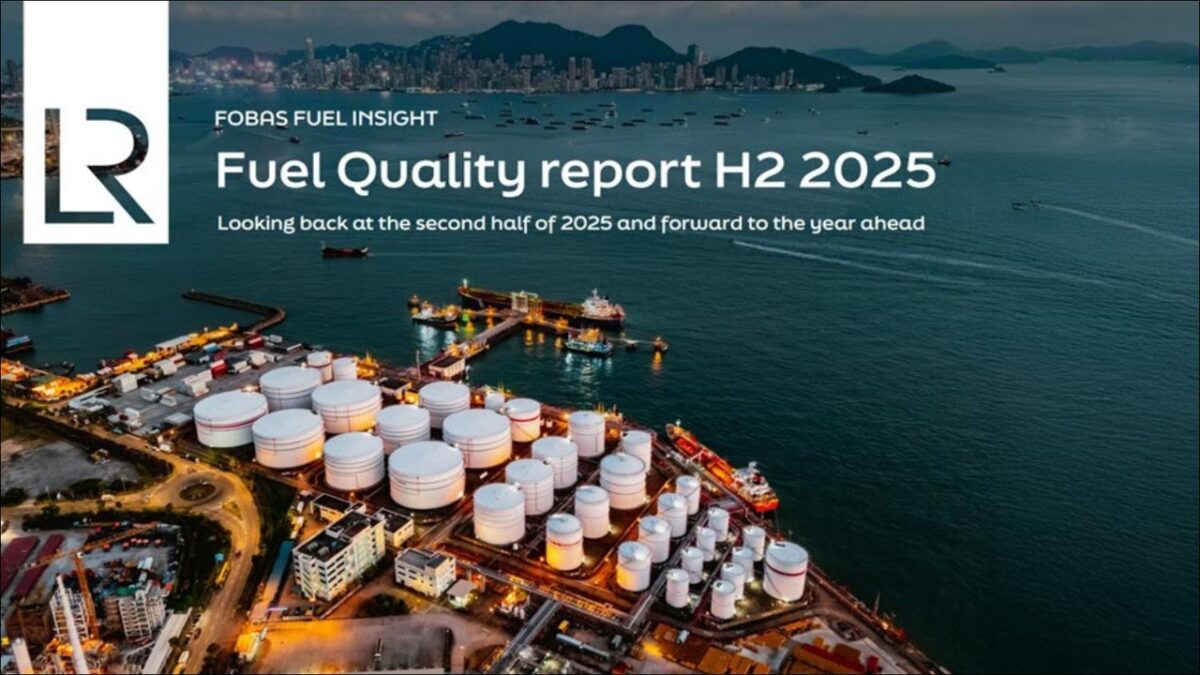 A large cargo vessel navigating the ocean, relying on marine bunker fuel.