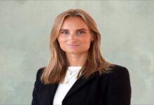 Professional portrait of Henriette Gjefle, Viking Supply Ships' new CFO.