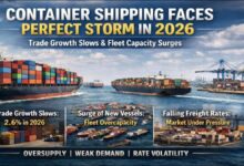 Large cargo ship undergoing demolition at a vessel scrapping facility.