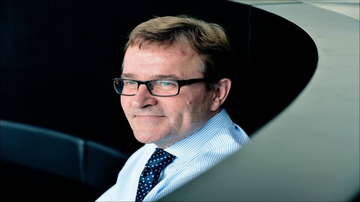 Eivind Kolding, former Maersk CEO, in a professional portrait.