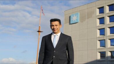 A professional portrait of Prashant S. Widge, former Maersk public affairs head.