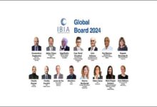 The new IBIA Board of Directors with Chairman Adrian Tolson.