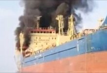 Oil tanker damaged in the Gulf amid escalating US-Iran conflict.