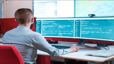 Everllence PrimeServ Assist digital monitoring center in Copenhagen, showing screens for maritime operations.