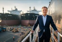 Hafnia Limited company logo featuring a stylized 'H' above the company name.