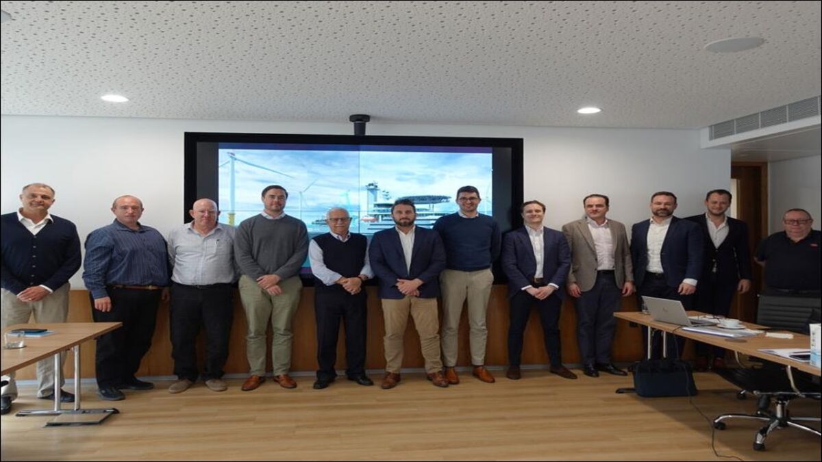 CSM Energy workshop with personnel working on next-generation wind service vessel components.