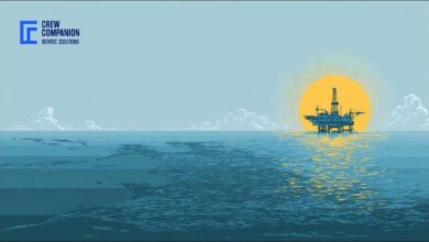 An oil refinery with storage tanks and pipelines, representing Venezuela's vital oil resources for global shipping.