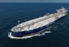 A large tanker vessel operated by Performance Shipping.