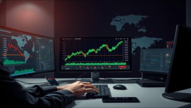 A HYPE cryptocurrency coin and an oil barrel rising on an upward chart.