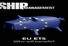 Detailed illustration of the 1956 Wijsmuller Titan tugboat being retrofitted for zero emissions.