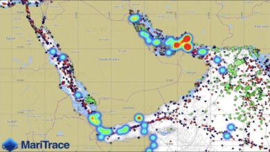 SINAY logo with a global map and interconnected lines symbolizing maritime intelligence.