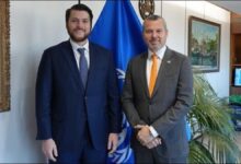 Officials at the IMO discussing Liberia's Net Zero shipping proposal.