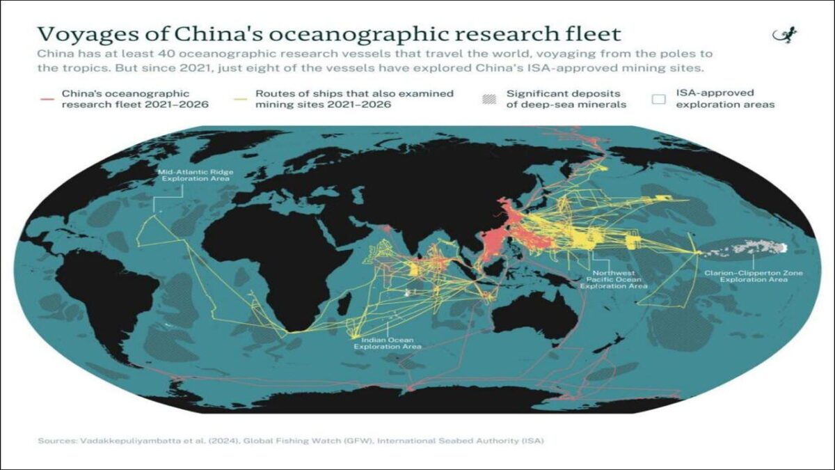 A Chinese deep-sea vessel, central to mining research and surveillance concerns.