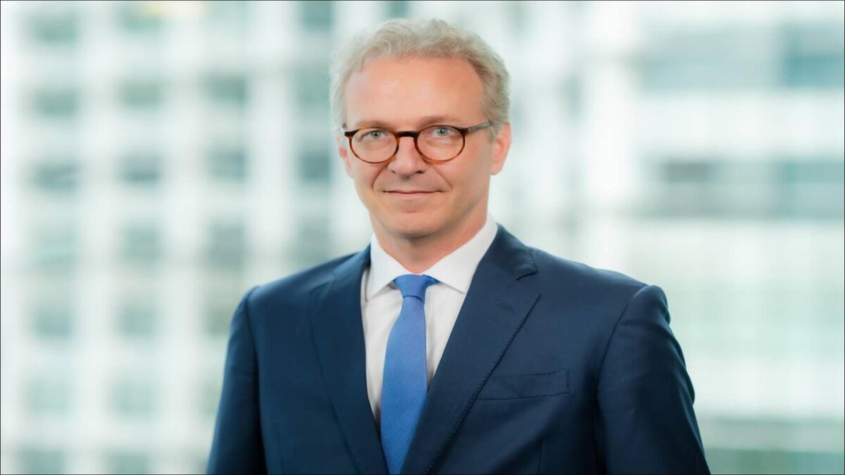 BSM executive Sebastian von Hardenberger poses for a professional portrait.