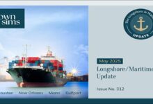 Large container ship docked at a port, reflecting Antwerp's maritime operations.