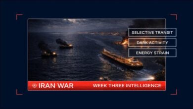 A large cargo containership fully loaded with shipping containers on the ocean.