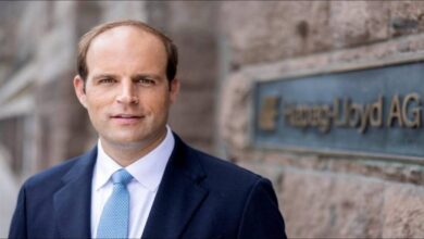 Professional portrait of Maximilian Rothkopf, Hapag-Lloyd's departing Chief Operating Officer.