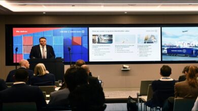 Stefan Paul, Kuehne+Nagel's CEO, looks forward confidently.