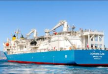 Modern Levante LNG carrier at sea, illustrating Peninsula's fleet efficiency efforts.