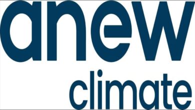 Anew Climate logo featuring text for carbon markets and low-carbon fuels.