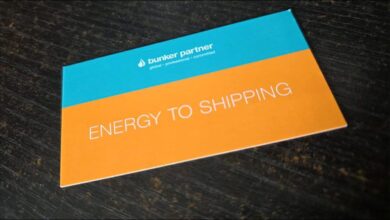 Estonian firm Bunker Partner's branding, central to the Singapore maritime insolvency.