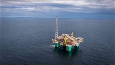 Offshore oil and gas platform in the North Sea, vital for Gjøa Subsea Projects.
